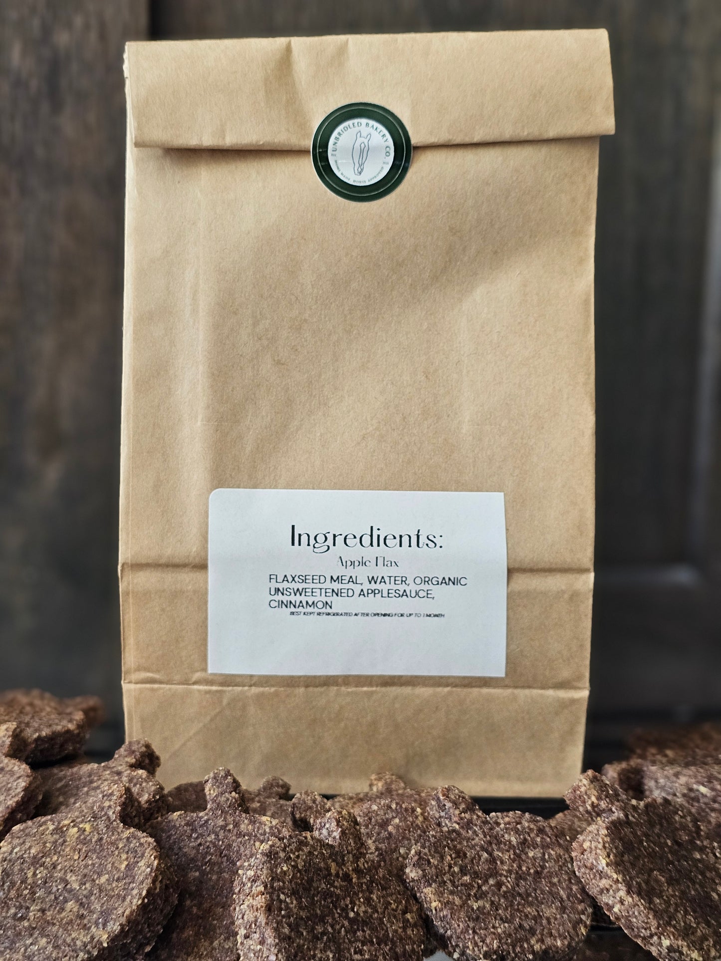 Apple Flax Senior Biscuits (Low Sugar)