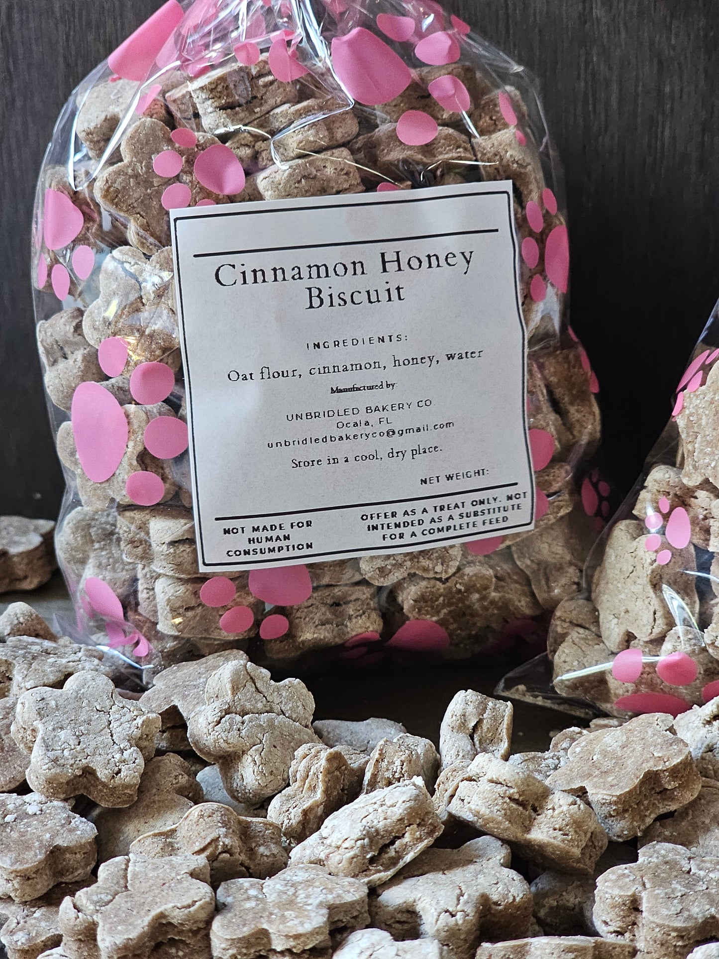 NEW! Cinnamon Honey Dog Biscuits