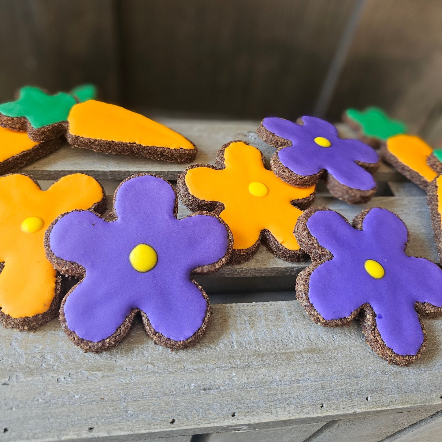 Spring themed custom horse treats