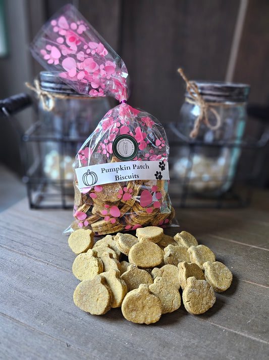 NEW! Pumpkin Patch Dog Biscuits